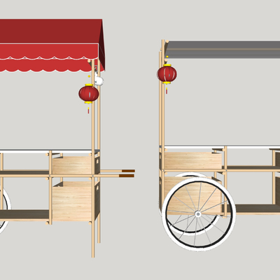 modern small stall snack car