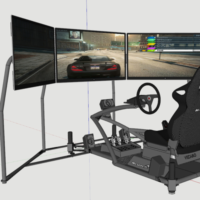 modern vr game racing equipment