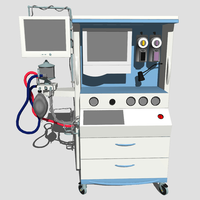 Modern Ventilator Medical Equipment