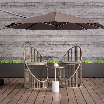 Modern outdoor chair sunshade