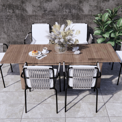 Modern outdoor leisure tables and chairs