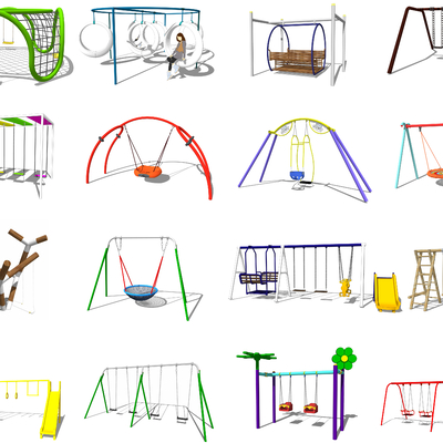 Modern children's swing