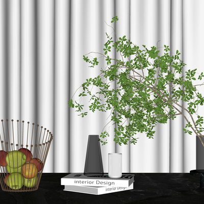 Modern vase plant ornaments