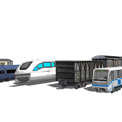 modern high-speed train