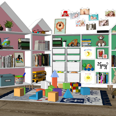 Modern Children Cartoon Cabinet