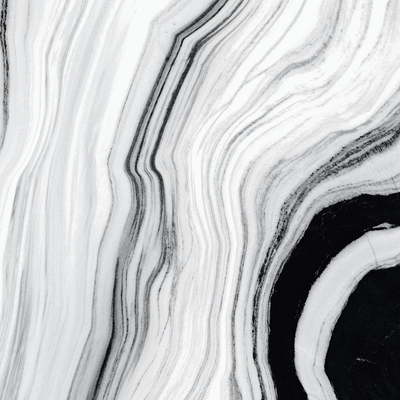 Black and white marble