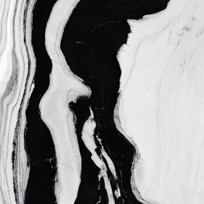 Black and white marble