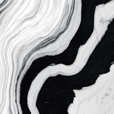 Black and white marble