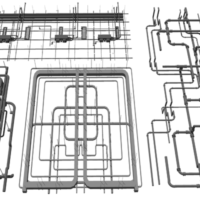 Industrial wind pipe ceiling