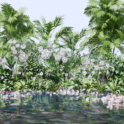 Modern water flower plants