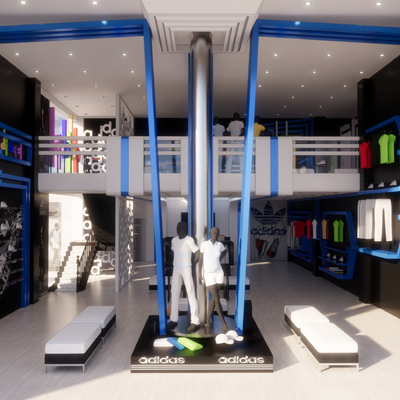 Modern Adidas Store