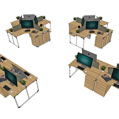 Modern Card Seat Office Desk and Chair