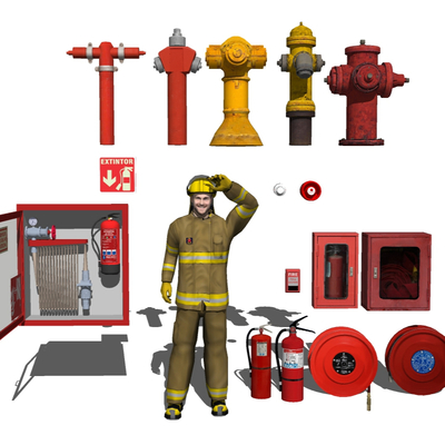 Modern fire cabinet fire hydrant fire equipment