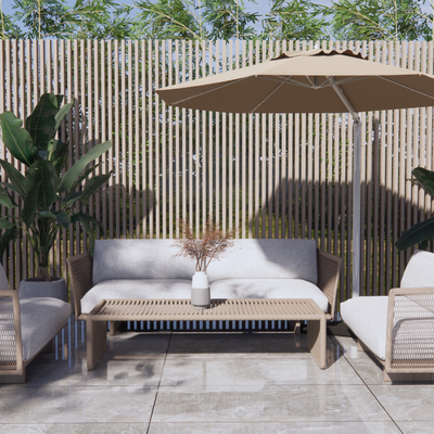 Modern Rattan Outdoor Sofa Combination