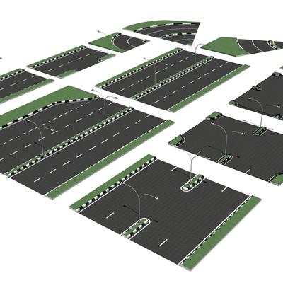 modern municipal road node