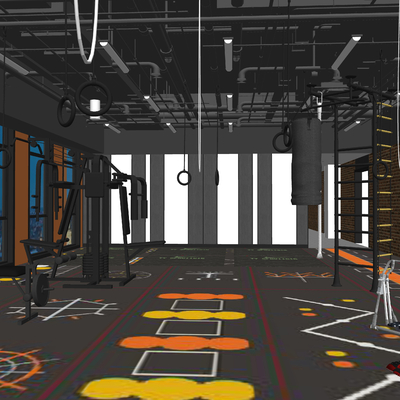 Industrial wind gym