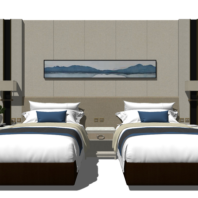 Modern Hotel Single Bed