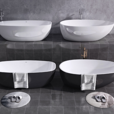 Modern ceramic bathtub