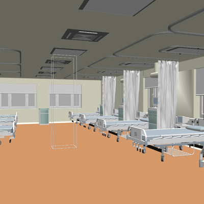 modern hospital ward