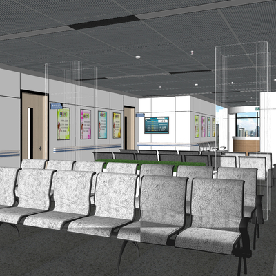 Modern Hospital Waiting Area