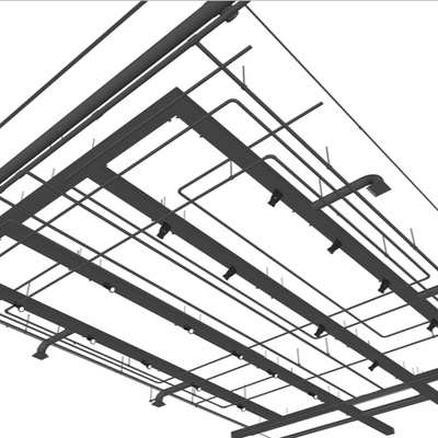 Modern ceiling duct ventilation duct