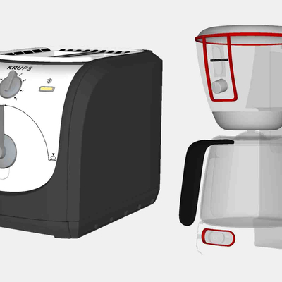 Modern juicer bread machine