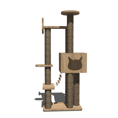 Modern Pet Cat House Cat Climbing Rack