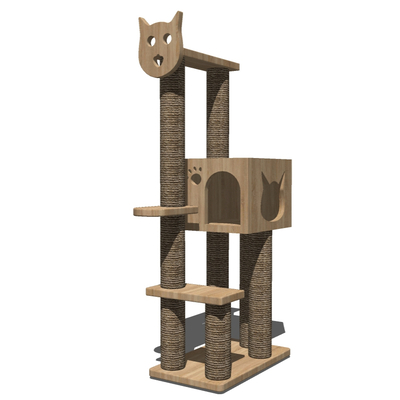 Modern Pet Cat House Cat Climbing Rack