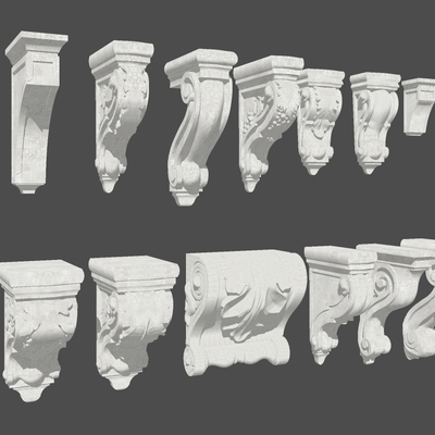 European-style Gypsum Carved Components