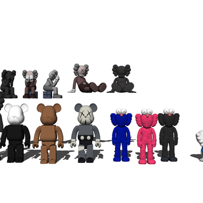 Modern KAWS Bear Toy