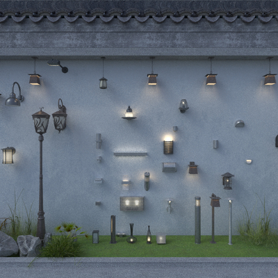 New Chinese Outdoor Lights Garden Lights