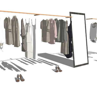 Modern coat rack