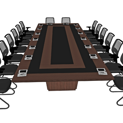 Modern large conference table