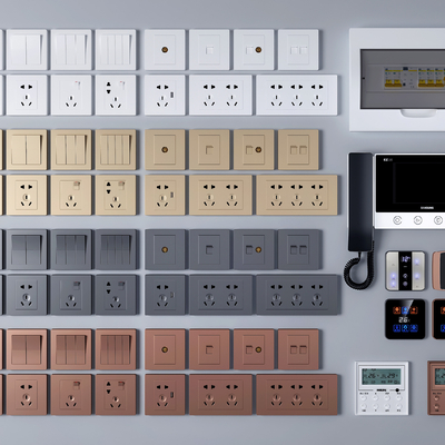 Modern switch socket panel