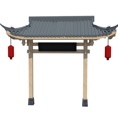 Neo-Chinese Style eaves door head