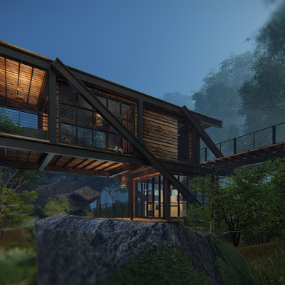 Modern Mountain Cabin