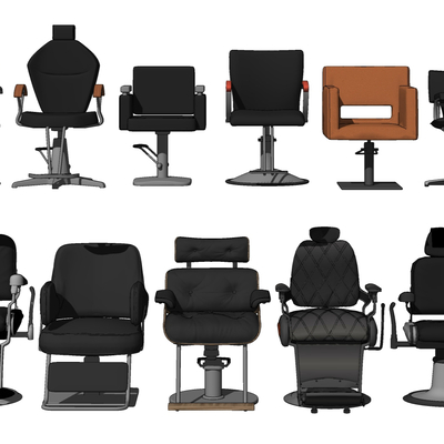 Modern barber shop hairdressing chair