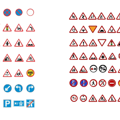 Modern Traffic Signs