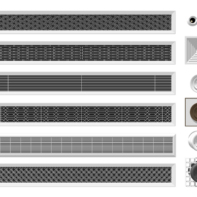 Modern air conditioning air conditioning outlet ventilation fan