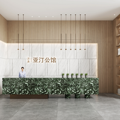 Modern Hotel Front Desk