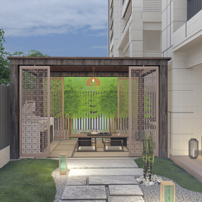 New Chinese Zen Courtyard