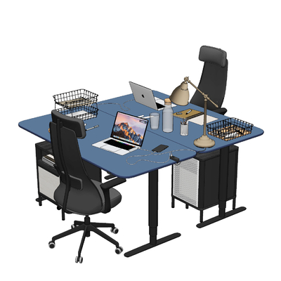 Modern Card Seat Office Desk and Chair