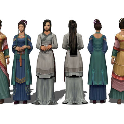 Chinese Ancient Clothing Female Characters