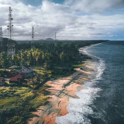 Coastal seascape