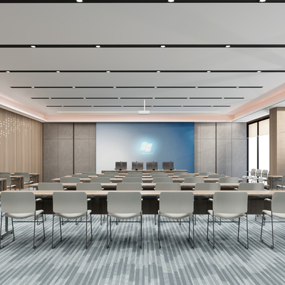 Modern large conference room training room