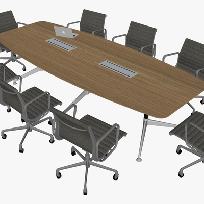 Modern Solid Wood Conference Table