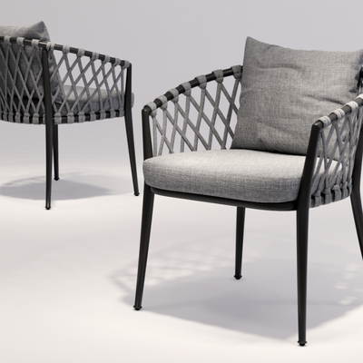 Nordic Outdoor Rattan Chair