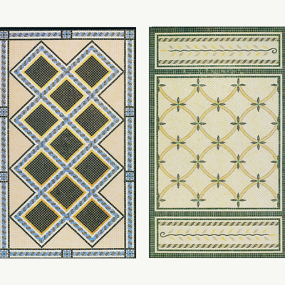 European-style stone tile mosaic