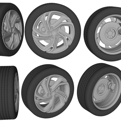 Modern car tires