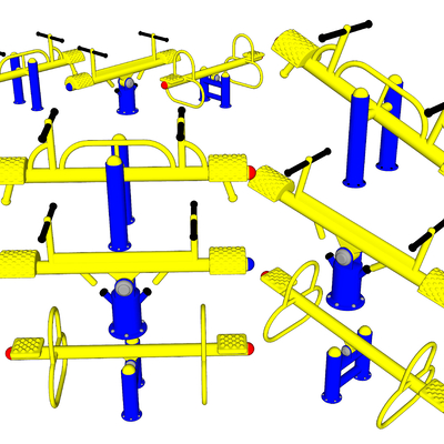 Modern outdoor seesaw